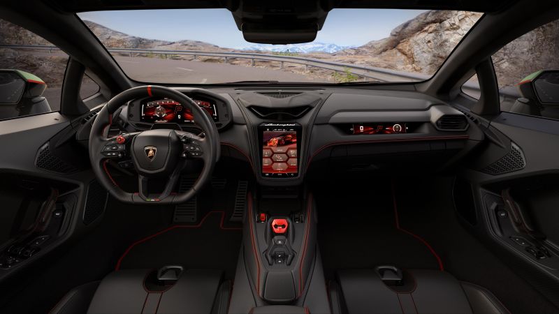 Lamborghini Temerario Alleggerita, Interior, Cockpit