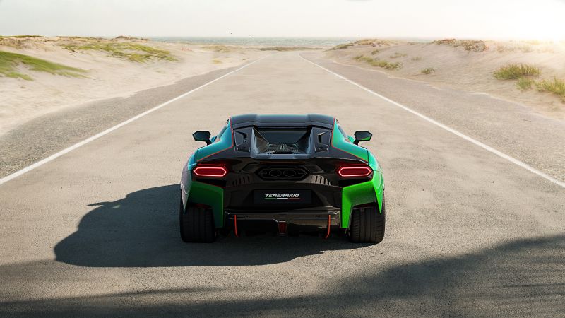 Lamborghini Temerario Alleggerita, Rear View