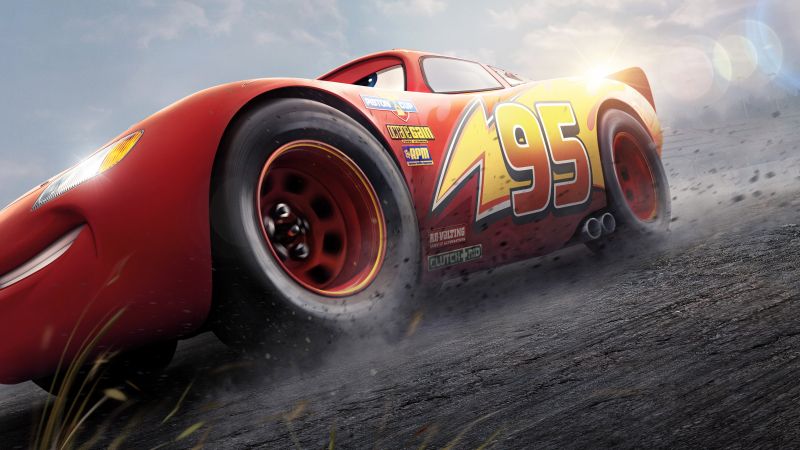 Lightning McQueen, 8K, Cars (Movie), 5K, Wallpaper