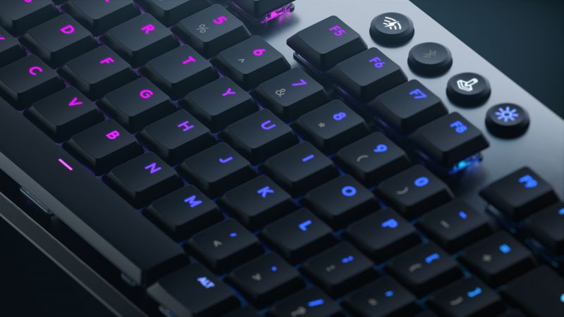 Logitech, Keyboard, Illuminated, 5K, RGB Light, Wallpaper