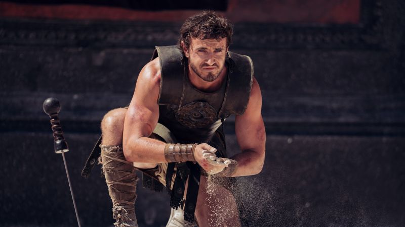 Paul Mescal, Gladiator II, 2024 Movies, 5K