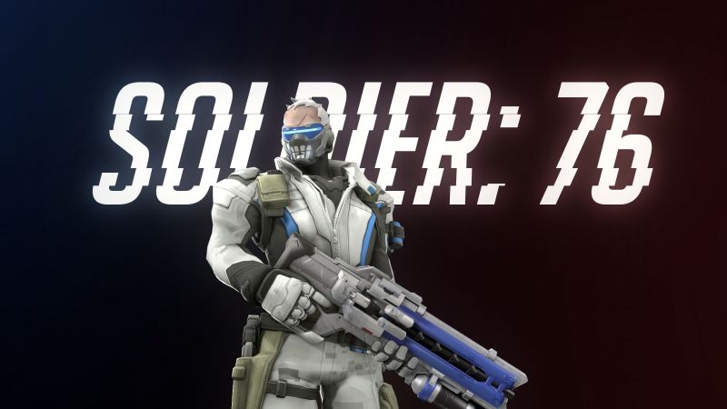 Soldier 76, Overwatch, Wallpaper