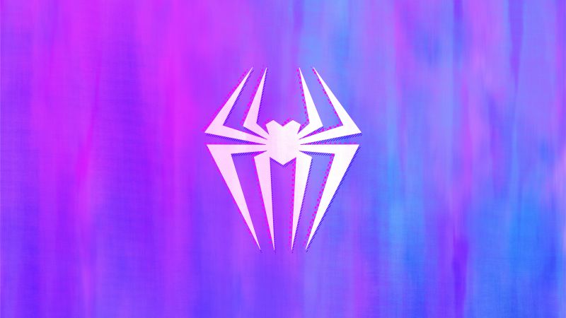 Gwen Stacy, Logo, Colorful background, Spider-Man: Across the Spider-Verse, 5K, Wallpaper