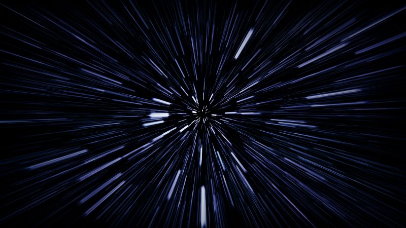 Hyperspace, Warp, Dark aesthetic, 5K, Space Travel