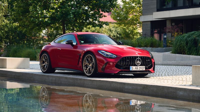 Mercedes-AMG GT 63 S E Performance, 2024, 5K, Red cars, Wallpaper