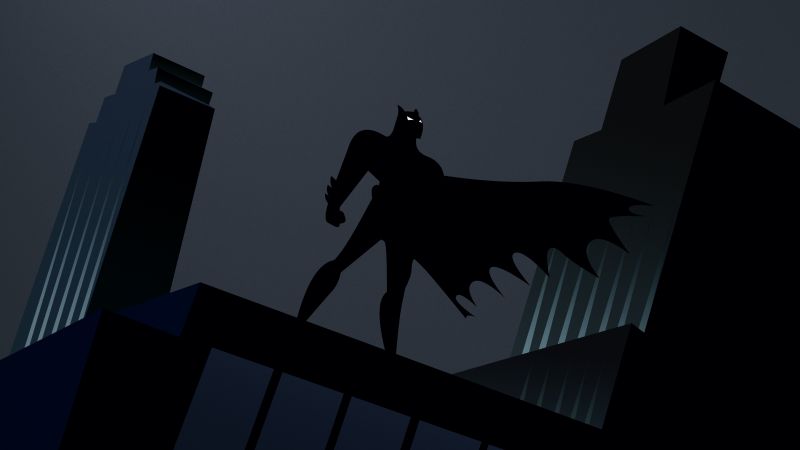 Batman, Silhouette, 5K, Gotham, Dark aesthetic