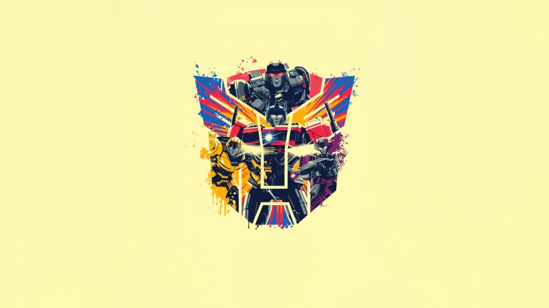 Transformers One, Minimalist, Autobots, 5K, 2024 Movies, Wallpaper