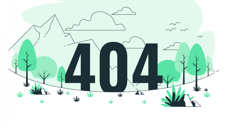 404 Error, Minimalist, Landscape, 404 not found, Developer, Wallpaper