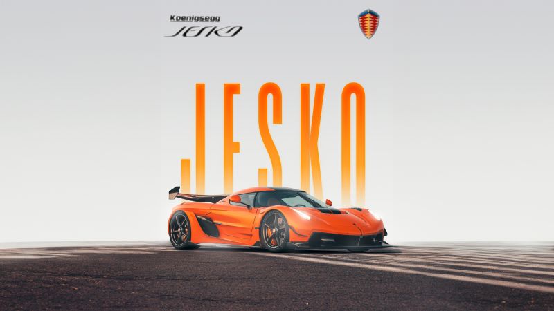 Koenigsegg Jesko, Poster, Sports cars, 5K, Wallpaper