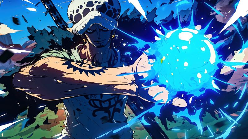 Trafalgar Law, Artwork, One Piece, 5K