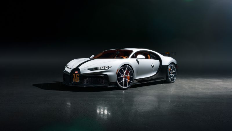 Bugatti Chiron Pur Sport, 8K, Dark background, 5K, Wallpaper