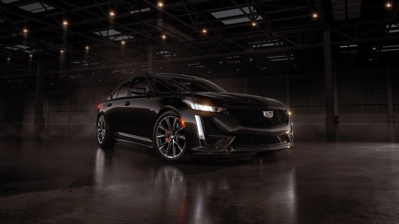 Cadillac CT5-V Blackwing, Dark aesthetic, 5K, 8K