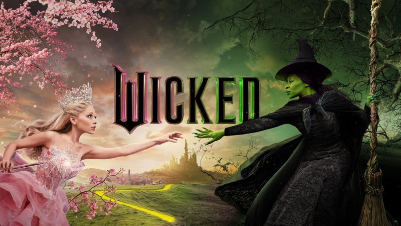 Wicked Wallpaper 4K, Movie poster, Cynthia Erivo