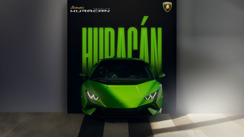 Lamborghini Huracán Tecnica, Poster, 5K, Wallpaper