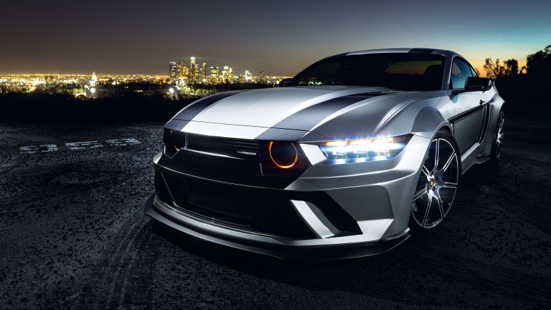 Ford Mustang, Custom tuning, 5K, 8K, Night