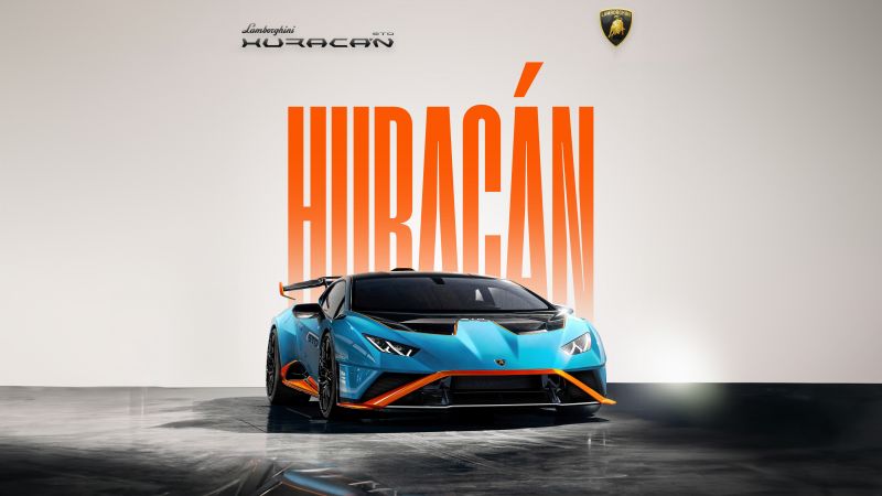 Lamborghini Huracán STO, Poster, Sports cars, 5K