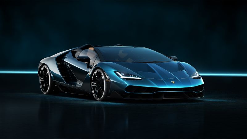 Lamborghini Centenario Roadster, Aesthetic, Supercar, 5K