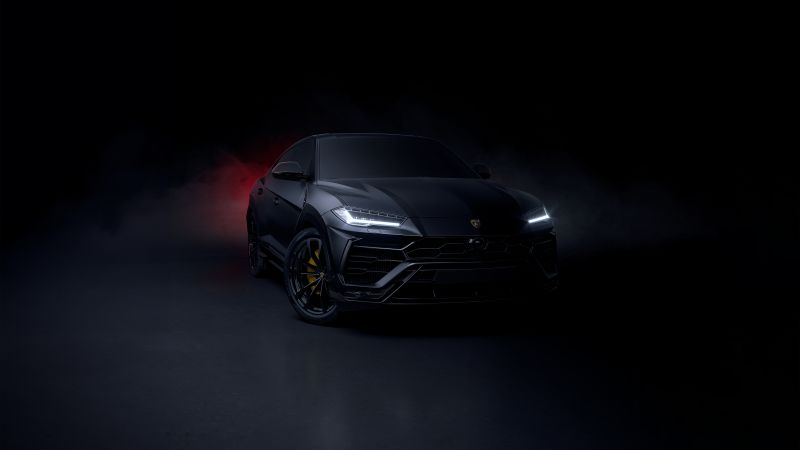 Lamborghini Urus, Dark aesthetic, 8K, 5K, Dark background, Wallpaper