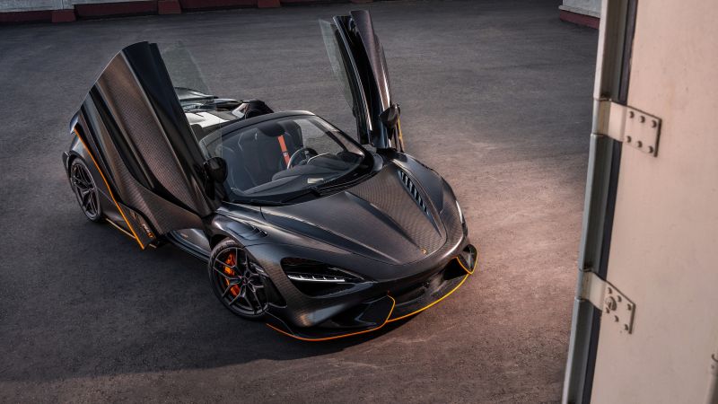 TopCar McLaren 765LT Spider Carbon Edition, 2024, 8K, 5K, Carbon Fiber, Wallpaper