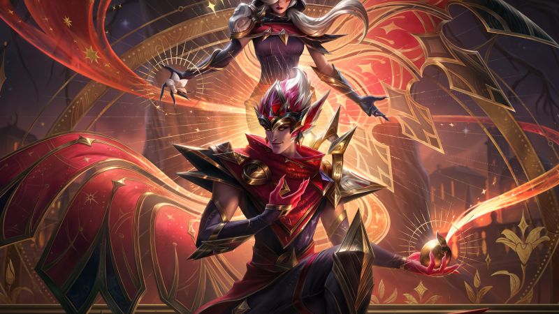 Arcana Xayah & Rakan, League of Legends, Xayah, Rakan, Wallpaper