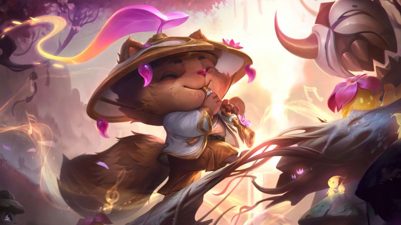 Spirit Blossom Teemo, League of Legends, Teemo, Wallpaper