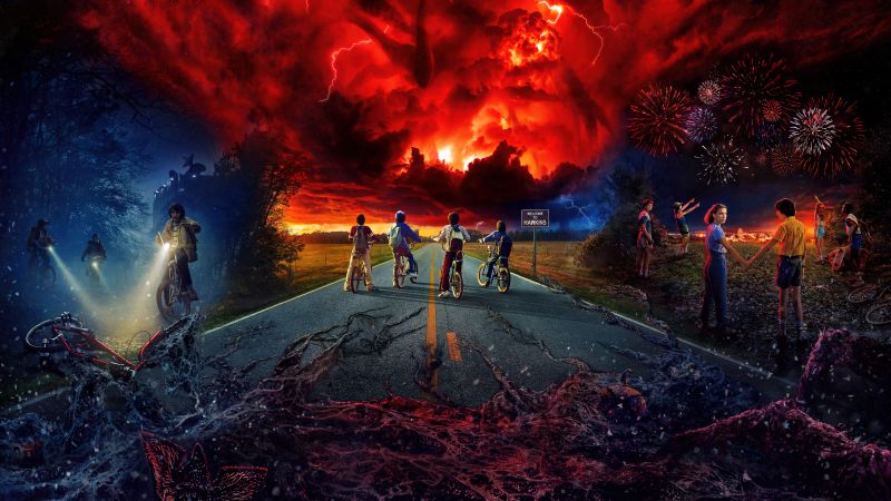 Stranger Things, Poster, Netflix series, Key Art