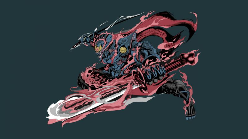 Yoshimitsu, Artwork, Tekken, 5K