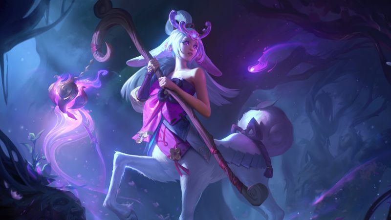 Spirit Blossom Lillia, League of Legends, Wallpaper