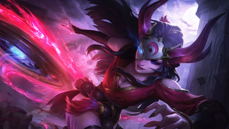 Blood Moon Sivir, League of Legends, Wallpaper