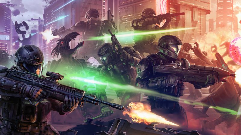 Halo 3: ODST, Artwork, 5K, Game poster, Wallpaper