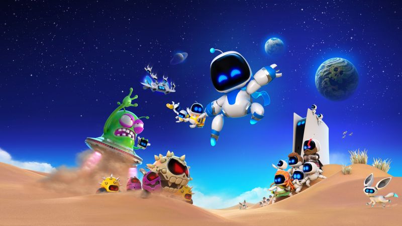 Astro Bot, PlayStation 5, 2024 Games, Game Art