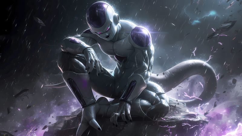 Frieza, Dragon Ball, 5K, AI art, Digital Art, Wallpaper