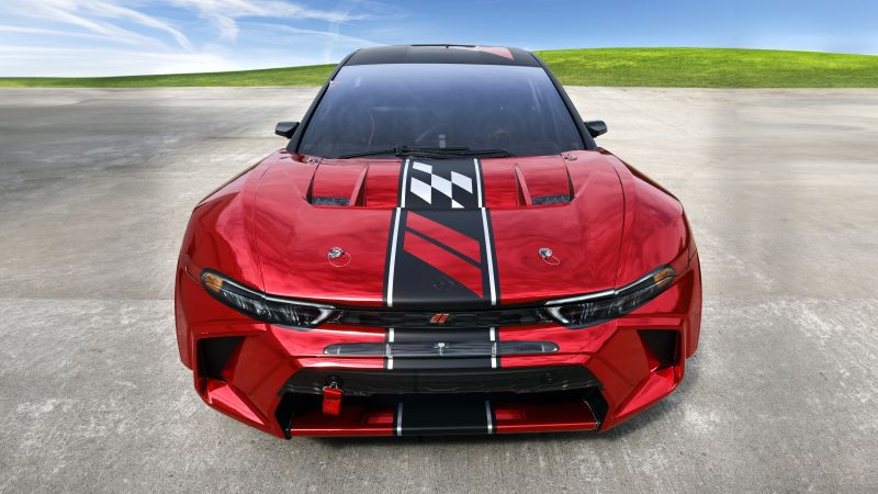 Dodge Hornet, 2024, 5K, Red cars, Wallpaper