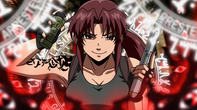 Black Lagoon Wallpaper 4K, Revy, 5K