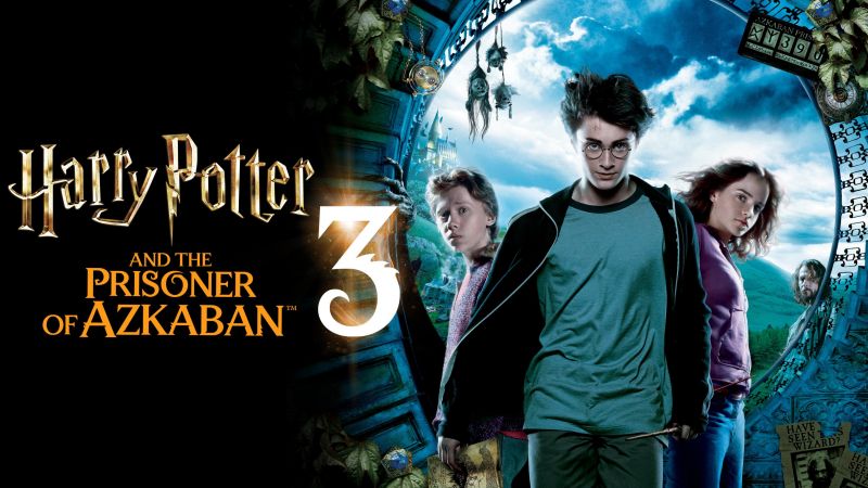 Harry Potter and the Prisoner of Azkaban, Poster, Daniel Radcliffe as Harry Potter, Emma Watson as Hermione Granger, Ron Weasley, Wallpaper