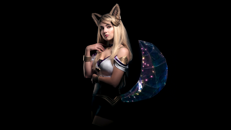 KDA Ahri, Cosplay, 5K, AMOLED, League of Legends