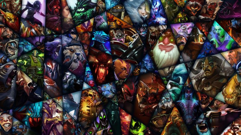 Dota 2, Game Art, Character art, Video Game, Multiplayer games