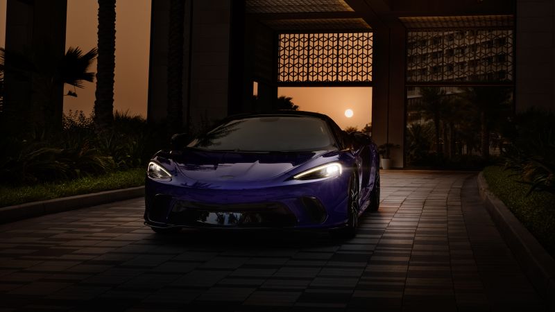 McLaren GTS, Night, 2024, Supercar, 5K, 8K, Wallpaper