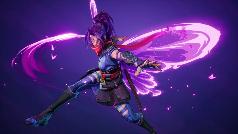 Psylocke Wallpaper 4K, Purple aesthetic, Marvel Rivals