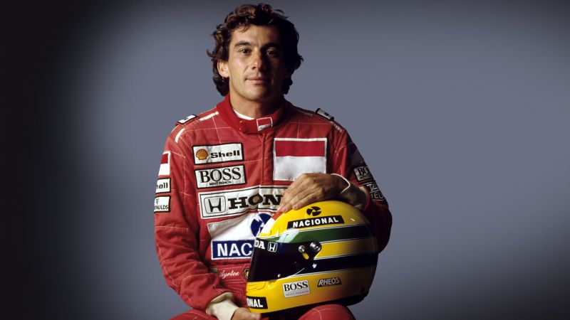 Ayrton Senna Wallpaper 4K, Race driver, Brazilian, Formula 1