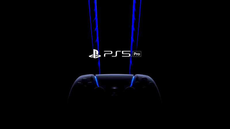 PlayStation 5 Pro, AMOLED, Gaming console, Joystick, DualSense Wireless Controller, 5K, 8K, Wallpaper