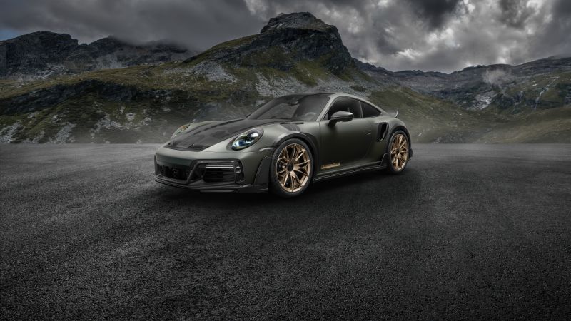 TechArt GTstreet R Touring Monochrome, 2024, Porsche 911 Turbo S, 5K