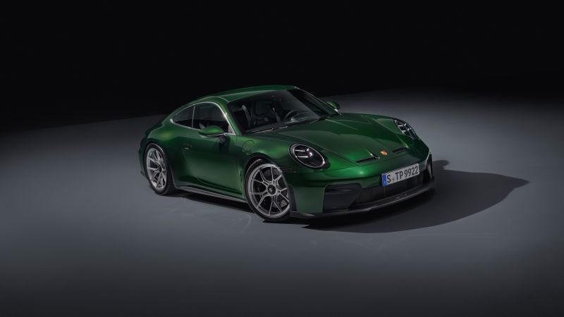 Porsche 911 GT3 Touring Package, 2024, 5K, 8K, Dark background, Wallpaper