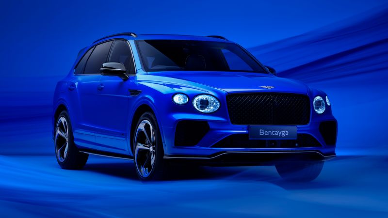 Bentley Bentayga S Nila Blue by Mulliner, 2024, 5K, Blue aesthetic, Bentley Bentayga S