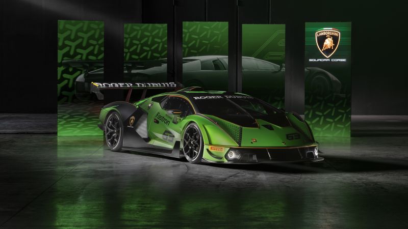 Lamborghini Essenza SCV12, Hypercars, 2020, Wallpaper