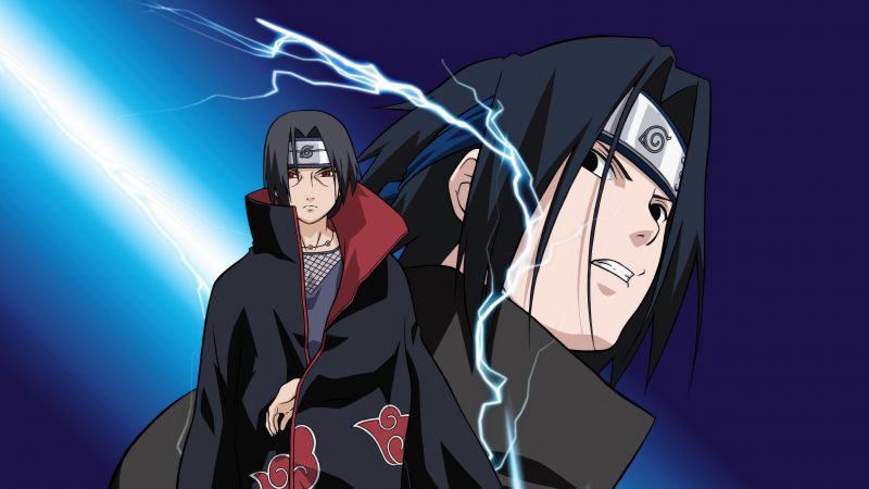 Sasuke Uchiha, Itachi Uchiha, 5K, Naruto