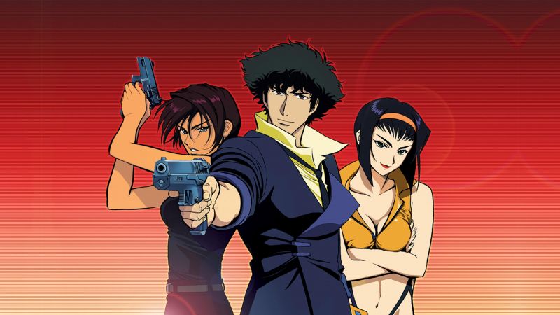 Cowboy Bebop, Poster, Faye Valentine, Spike Spiegel