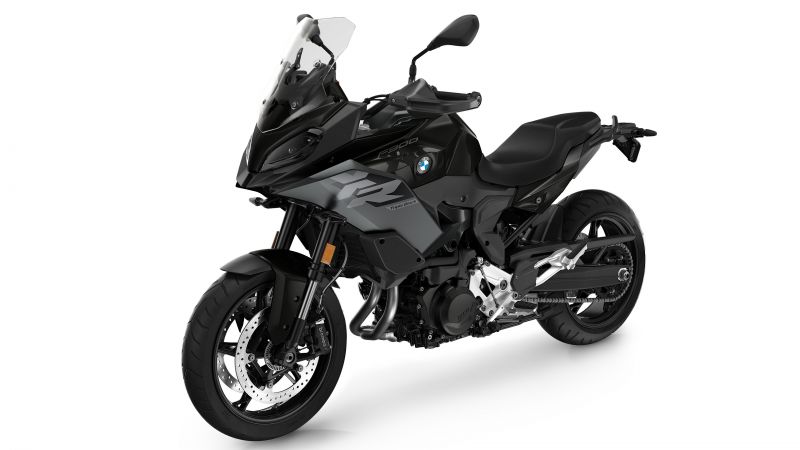 BMW F 900 XR Triple Black, 2025, Adventure motorcycles, White background, BMW F 900 XR, Black bikes, Wallpaper