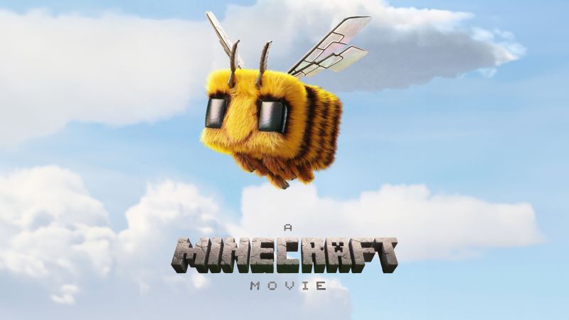 A Minecraft Movie, Bee, 5K, 2025 Movies, Animation movies