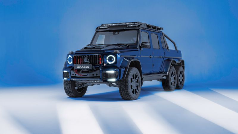 Mercedes-AMG G 63 6x6, 8K, Brabus XLP 900 6x6 Deep Blue, Mercedes-AMG G 63, Mercedes-AMG G-Class SUV, 5K, Wallpaper